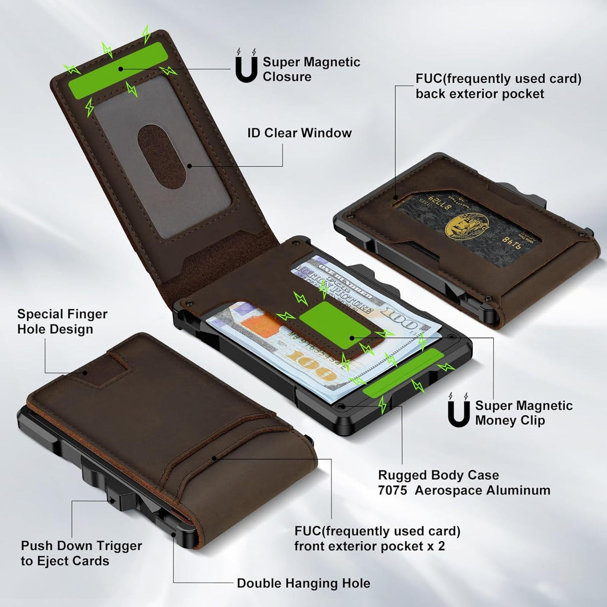 Anti-Scan Metal Card Holder European And American Style