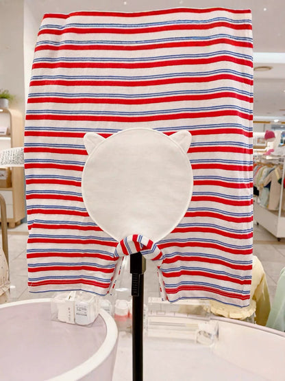 Little Flying Horse Baby Pure Cotton Cartoon Striped Onesie