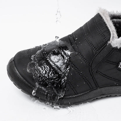 Warm Cotton Shoes Soft-soled Waterproof Boots For Snowy Conditions