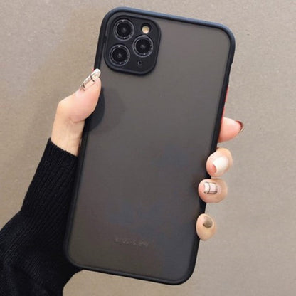Frosted Color Contrast Mobile Phone Case To Prevent Falling