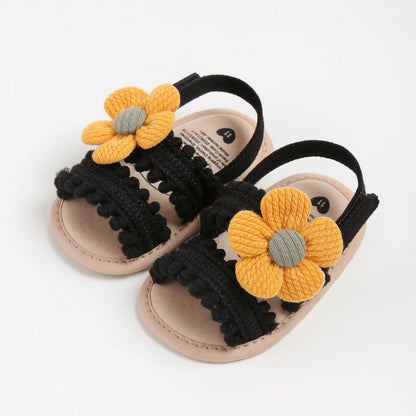 Cute Princess-style Sandals For Babies And Toddlers Suitable For All Seasons