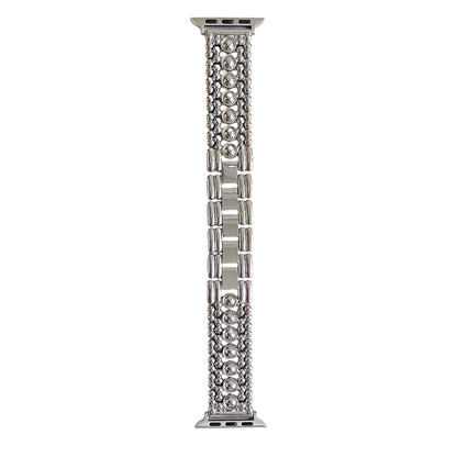Five-bead Round Metal Watch Strap