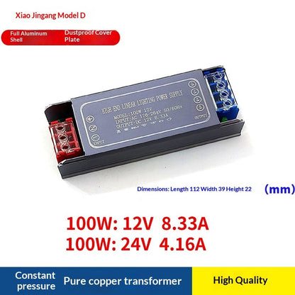 LED Strip Light Transformer Switching Power Supply 220V To DC 12V24V Low-voltage Power Supply For Advertising Light Boxes