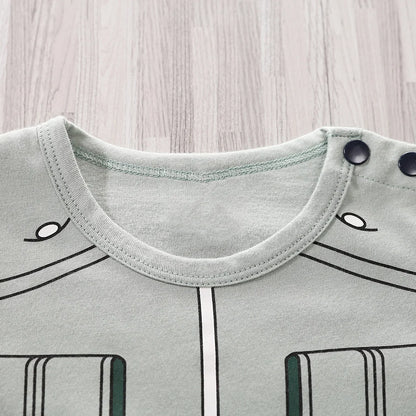 Newborn Clothing Handsome Anime Role Play Cotton Comfortable Soft Boys And Girls 0-18 Summer Short Sleeved Baby Jumpsuit