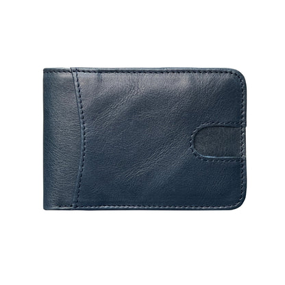 Oil-waxed Leather US Dollar Clip Card Holder
