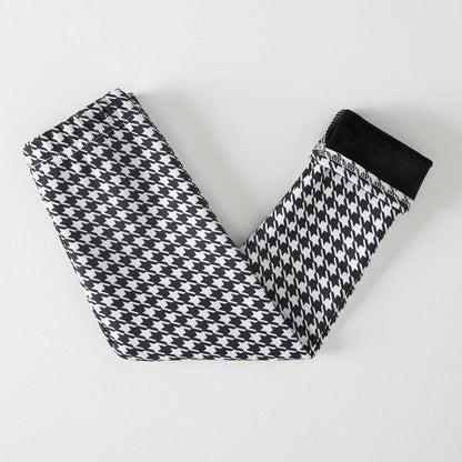Basic Fleece-lined Extra-thick Childrens Leggings