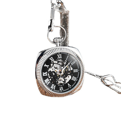 Trendy Fashionable Classic Retro Pocket Watch With A Chain