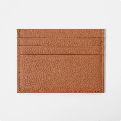 A Simple, Practical, And Exquisite One-piece Card Holder Made Of Top-grain Cowhide.