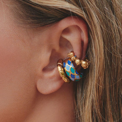 Fashionable Stainless Steel Ear Cuff Earrings