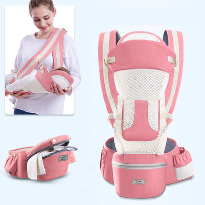 Ergonomic 3-in-1 Baby Carrier with Hip Seat