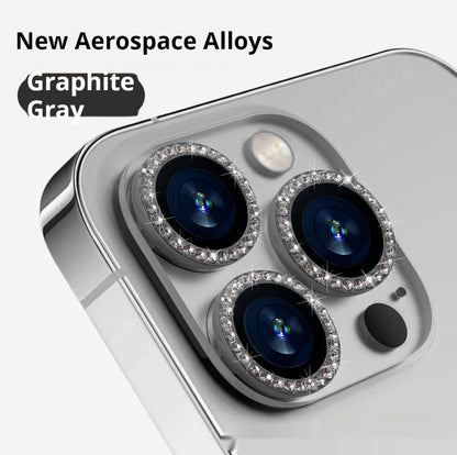 Rhinestone Lens Protector For Mobile Phones
