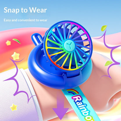 New Summer Mini Watch With A Handy Wrist-mounted Night Light And Rechargeable Small Fan For Kids