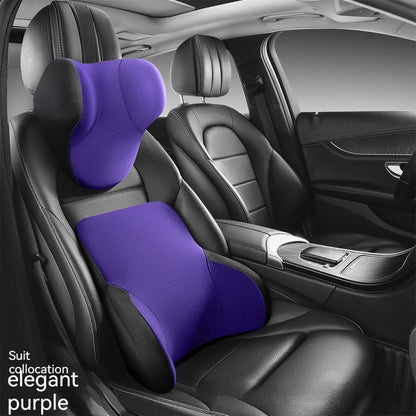 Memory Foam Three-dimensional Hydrophobic Lumbar Support Pillow Oil-proof Light Luxury Comfortable Breathable Car Automotive Headrest