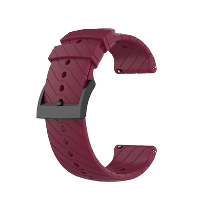 24mm Lightning-Stripe Silicone Watch Strap Compatible With Songtao