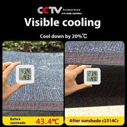 Agricultural Greenhouse Courtyard Sunshade Vegetable Insulation Black Sunshade Net