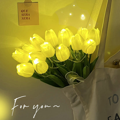 Led Lighting Chain Simulation Tulip Bridal Bouquet