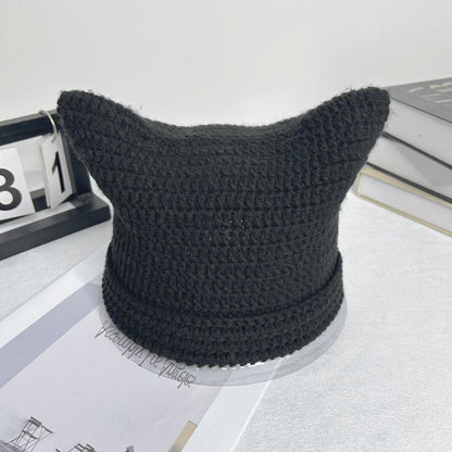 Simple Striped Casual Wool Hat