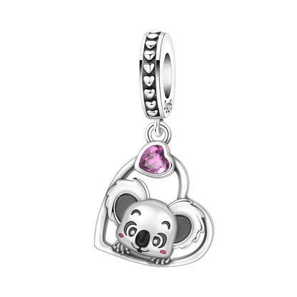 Bracelet Beaded Pendant Playful Sloth And Koala Beads