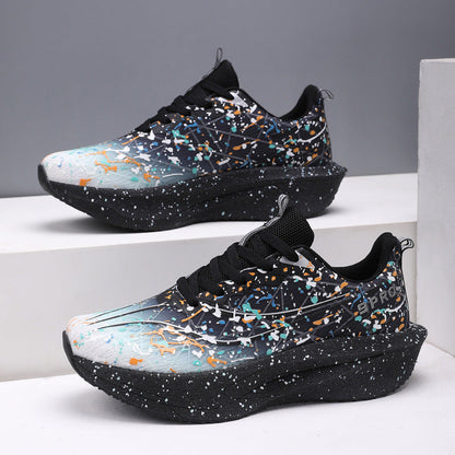 Marathon Running Carbon-Plate Noctilucent Fashion Sneakers