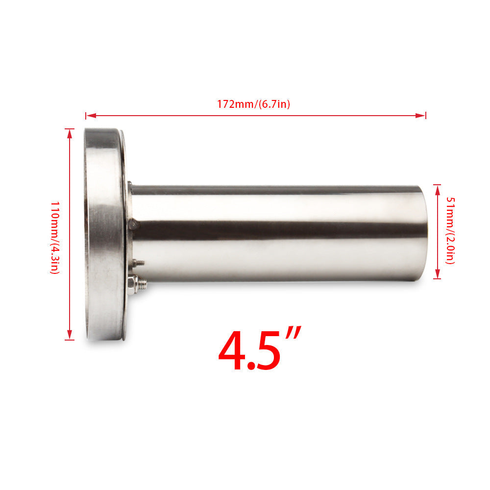 Adjustable 304 Stainless Steel Car Universal Exhaust Pipe