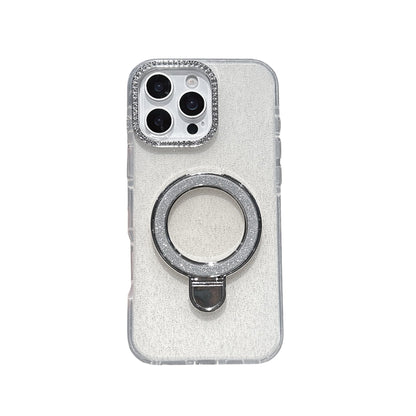 Epoxy Gradient Glitter With Rotating Bracket Mobile Phone Cases
