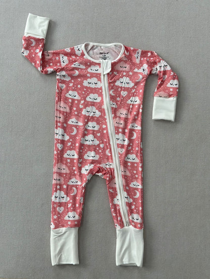 Bamboo Fiber Onesie European And American Style For Infants And Toddlers