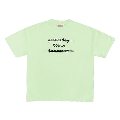New Versatile Casual American-style  Letter Short-sleeve Top