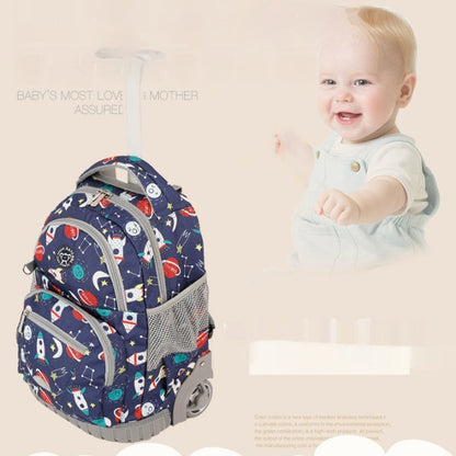 Children's Trolley Schoolbag Student Korean Style Backpack