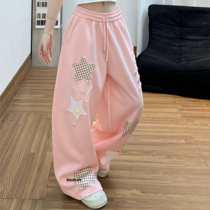 Girls Dopaminestyle Koreaninspired Wideleg Pants For Older Season