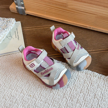 2026 Summer Kids Water Shoes, Boys & Girls Closed-Toe Sandals, Outdoor Beach Mesh Sneakers For Toddlers
