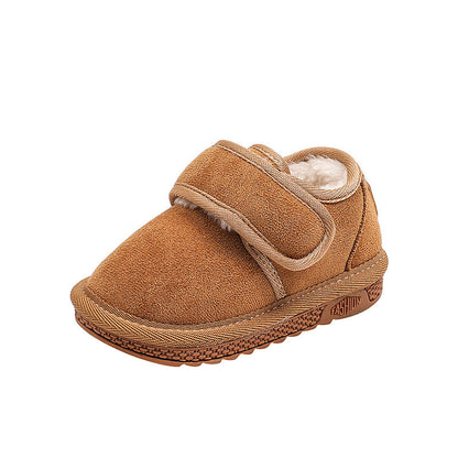 Boys Fleece-lined Cotton Boots