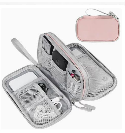 Fashion New Waterproof Data Cable Portable Power Bank Storage Bag