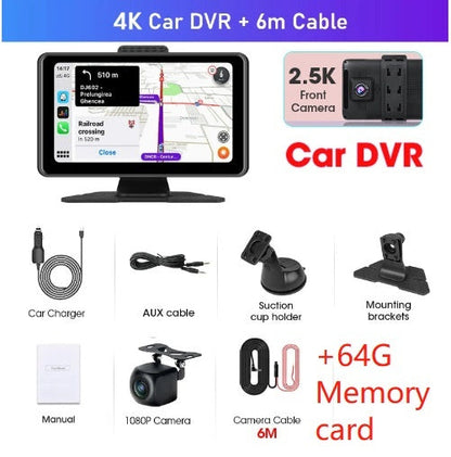 7-inch Portable Touch Monitor Wireless Car GPS Navigation
