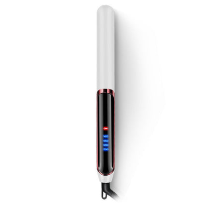 LED display straight hair curling double with curling iron