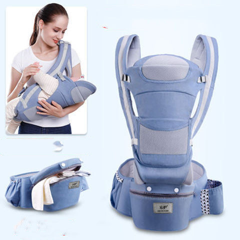 Ergonomic 3-in-1 Baby Carrier with Hip Seat