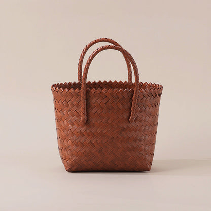 PP Hand Woven Rattan Style Gift Bag