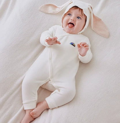 Heat-retaining Baby Onesie Outfit One-month Milestone Warm Underwear