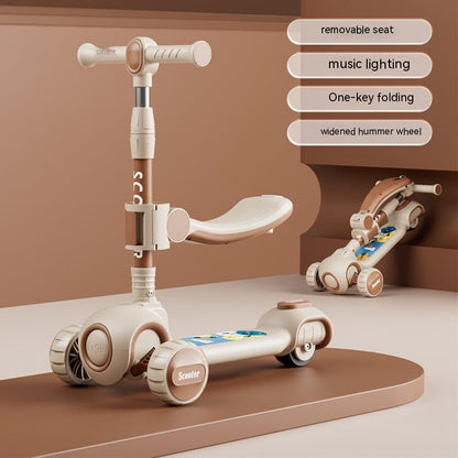 Children's Scooter Anti-flip Foldable