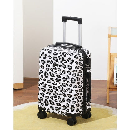 2-piece Luggage Set, 20 Inches, With Makeup Bag, 20 Inch Hard Shell Expandable Lightweight Luggage, 360 Degree Rotating Wheels, Large Capacity Lightweight Travel Luggage. Side Hook, Independent Lock,