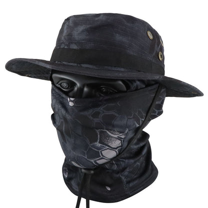 Multi-functional Outdoor Sun Protection Breathable Round-brim Fishing Hat