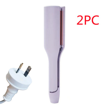 Hair Curling Iron 32mm Deep Wave Hair Curler 4 Temperature Adjustable Fast Heating Crimping Iron Styler Wand For All Hair Style