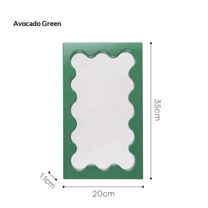New Square Wave Pattern Vanity Mirror Wall Mirror Entryway Mirror