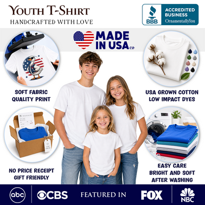 Kids Funny Apple 1st Day of School T-Shirt, Youth Tee for Student