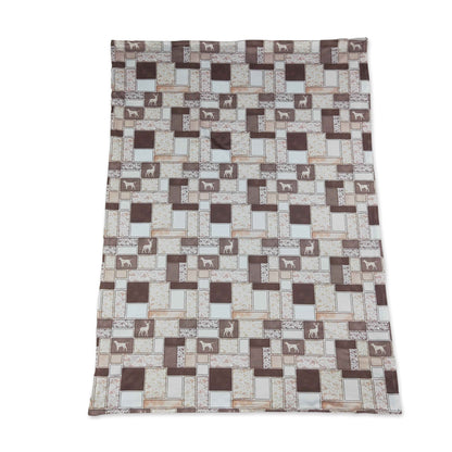Brown camo duck dog deer hunting baby boy blankets