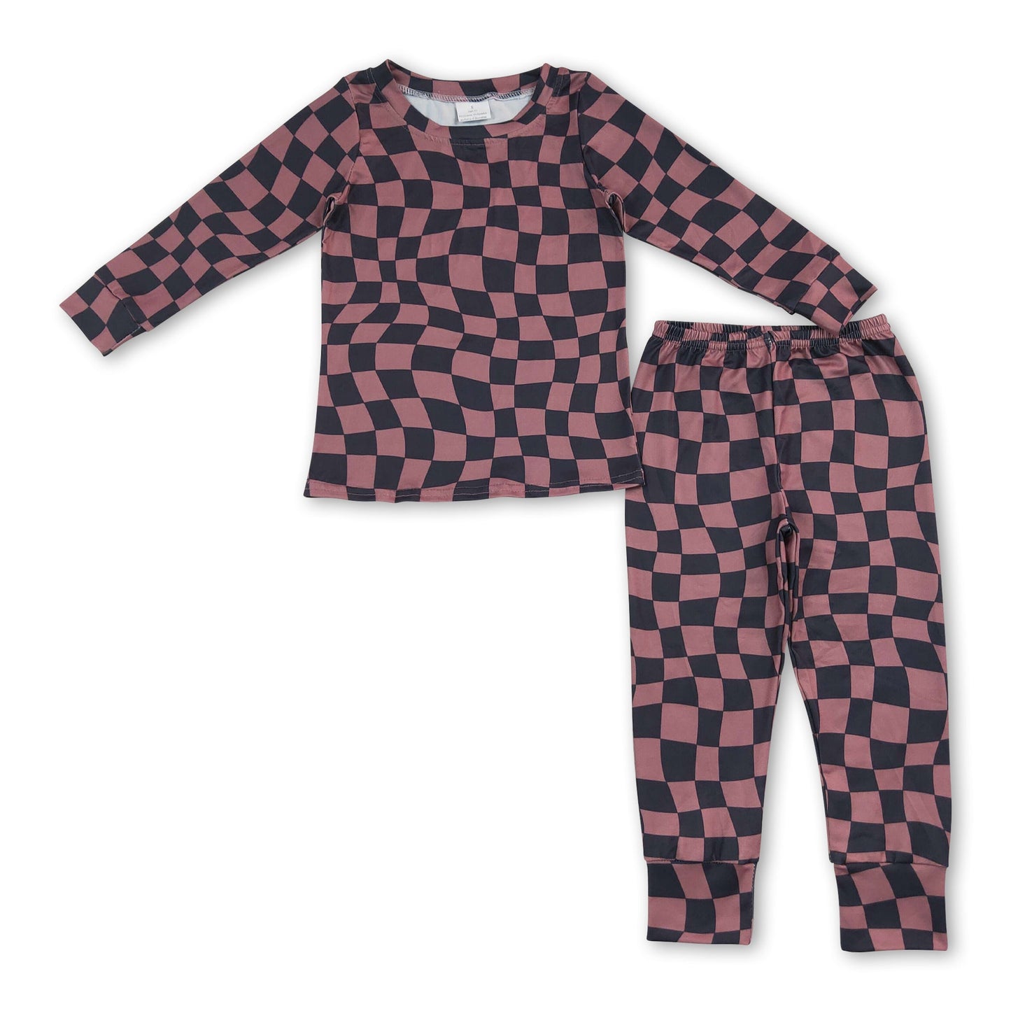 Long sleeves top pants baby kids fall pajamas set