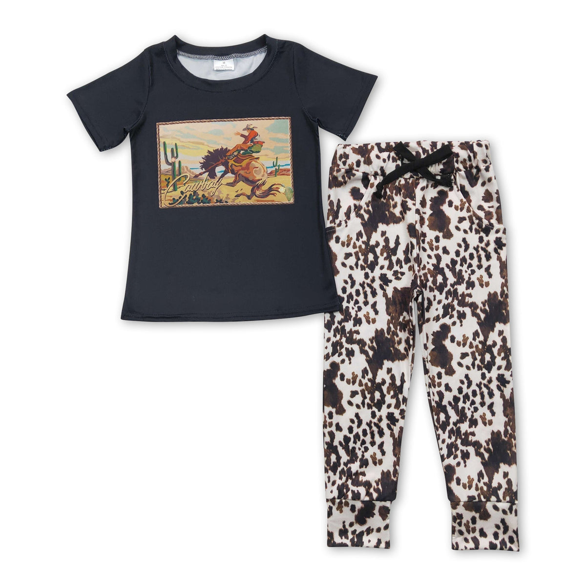 Cowboy Cactus Top & Pants Set