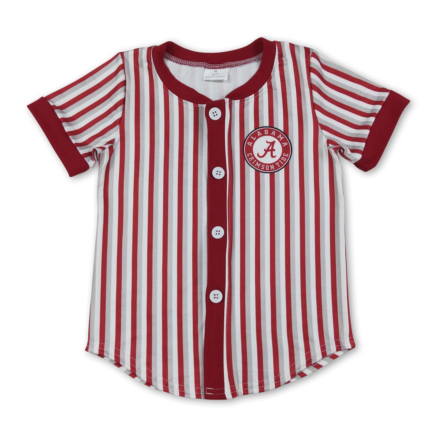 Short sleeves A stripe kids boys team shirt