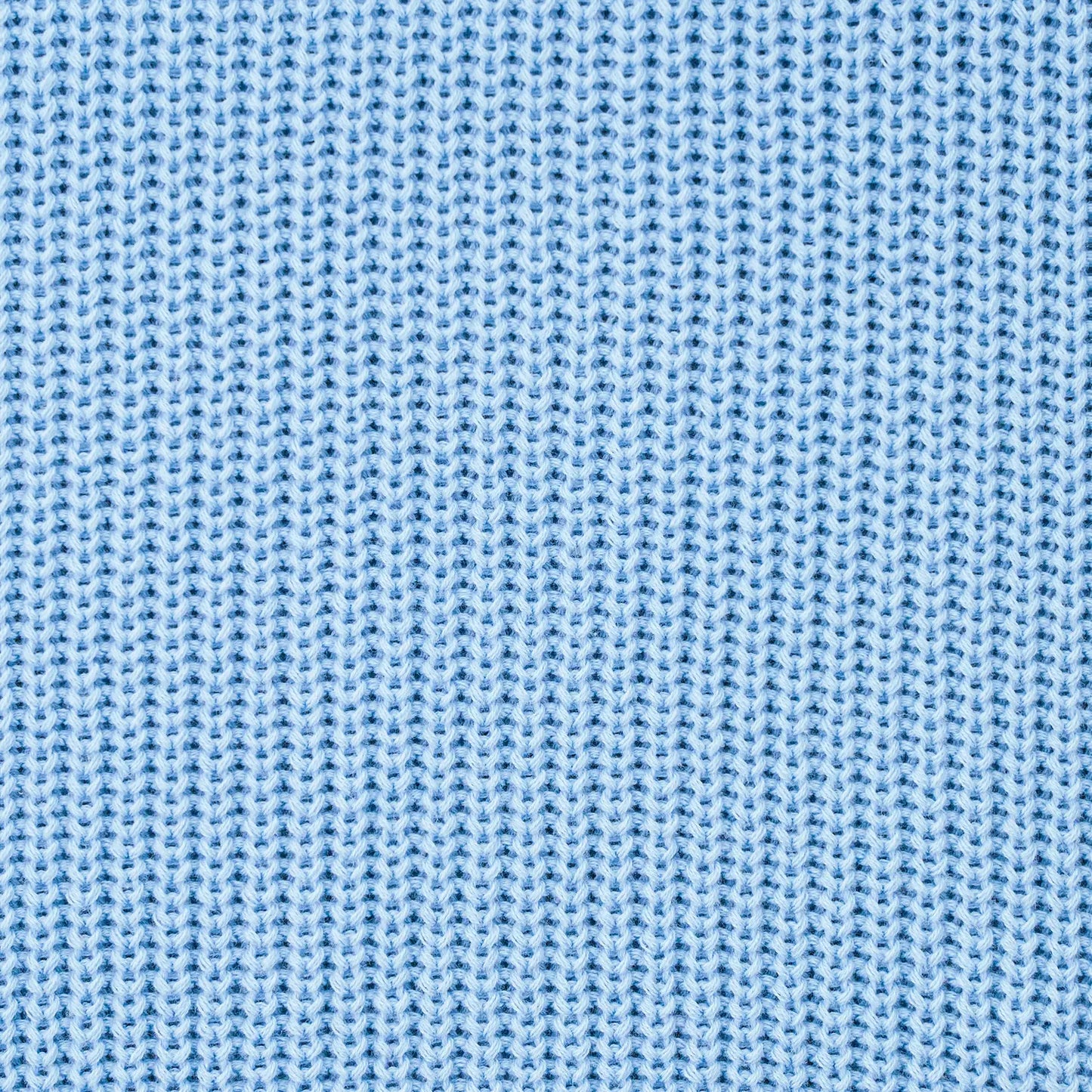 Classic Knit Baby Sweater in Baby Blue