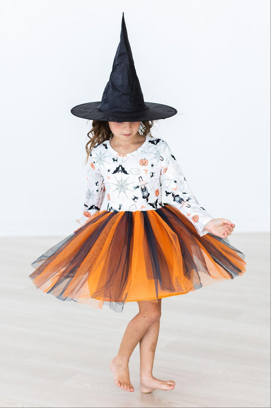 Boo-tiful Halloween L/S Tutu Dress