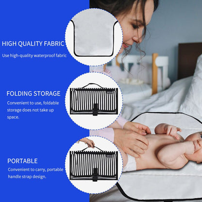 Foldable Baby Changing Mat – Portable Waterproof Travel Pad